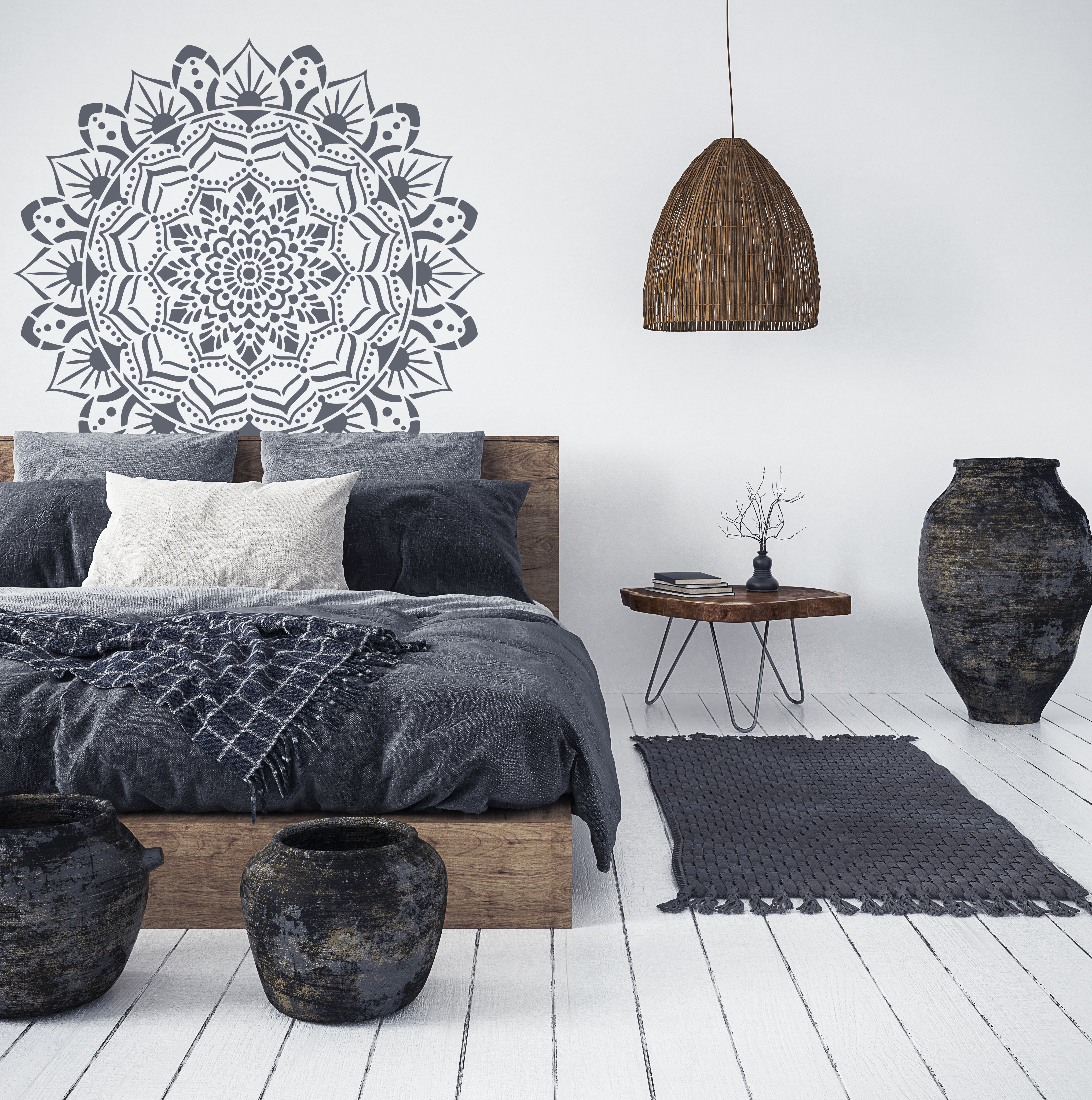 Ibiza Vibe - XL Mandala Stencil - 1 meter