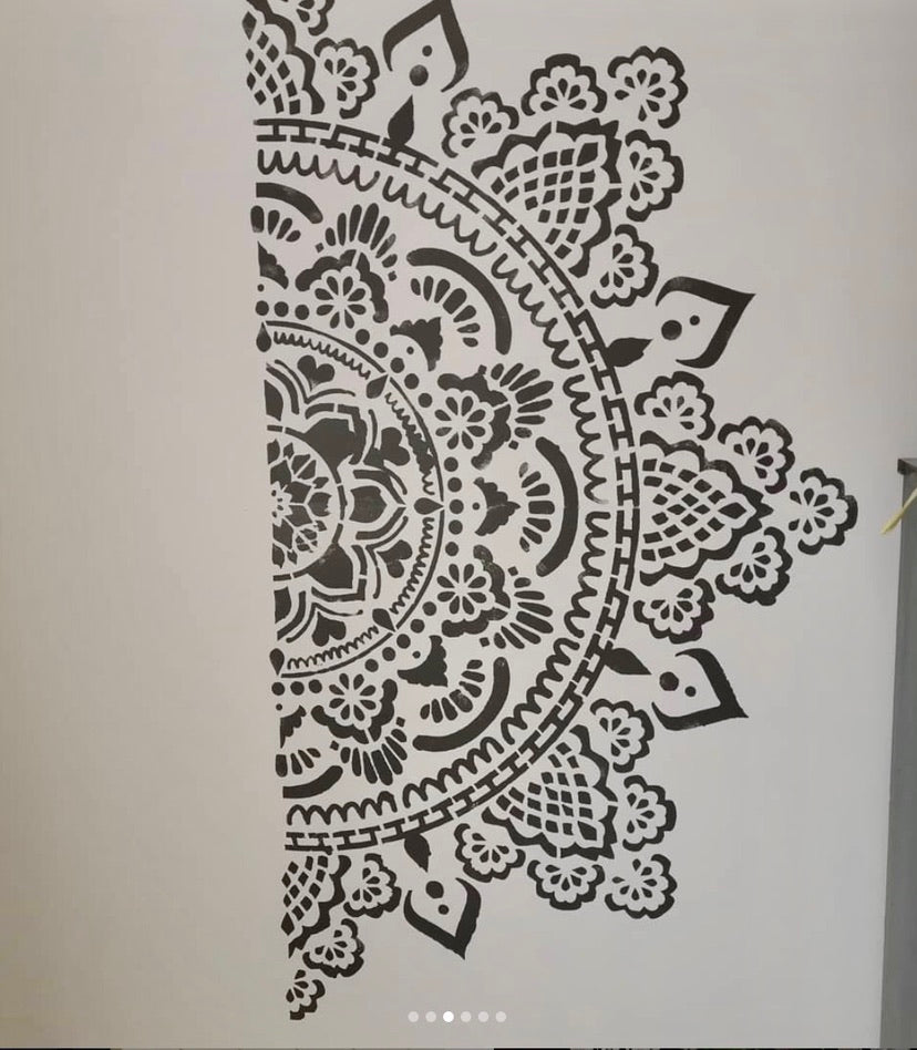 Holy Mandala - XL Mandala Stencil - 184 cm