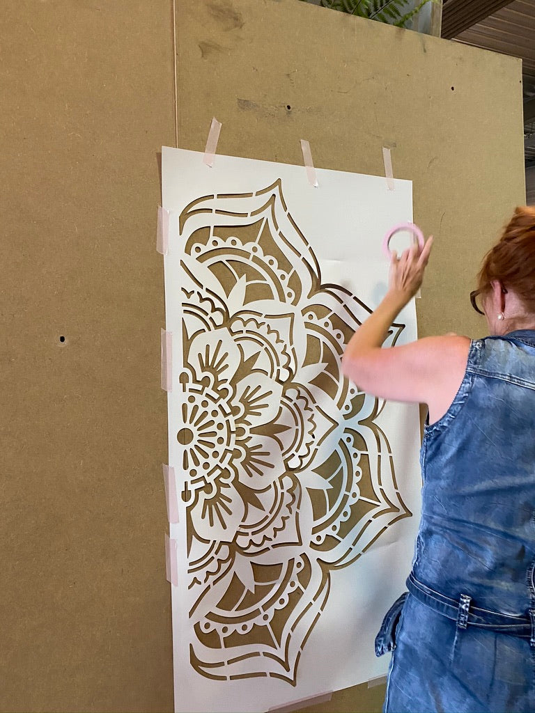 Holy Moly - XL Mandala Stencil - 130 cm