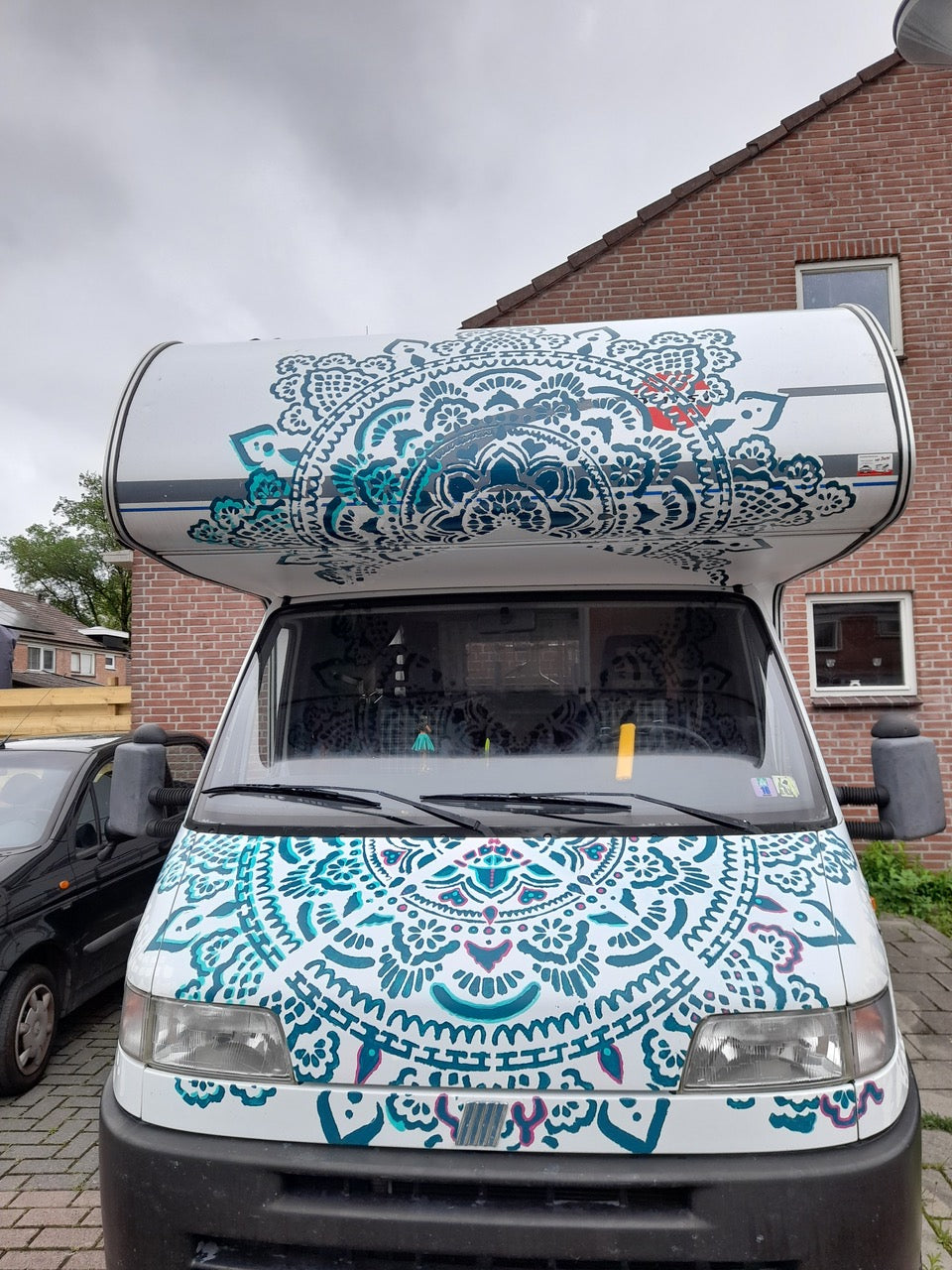 Holy Mandala - XL Mandala Stencil - 184 cm