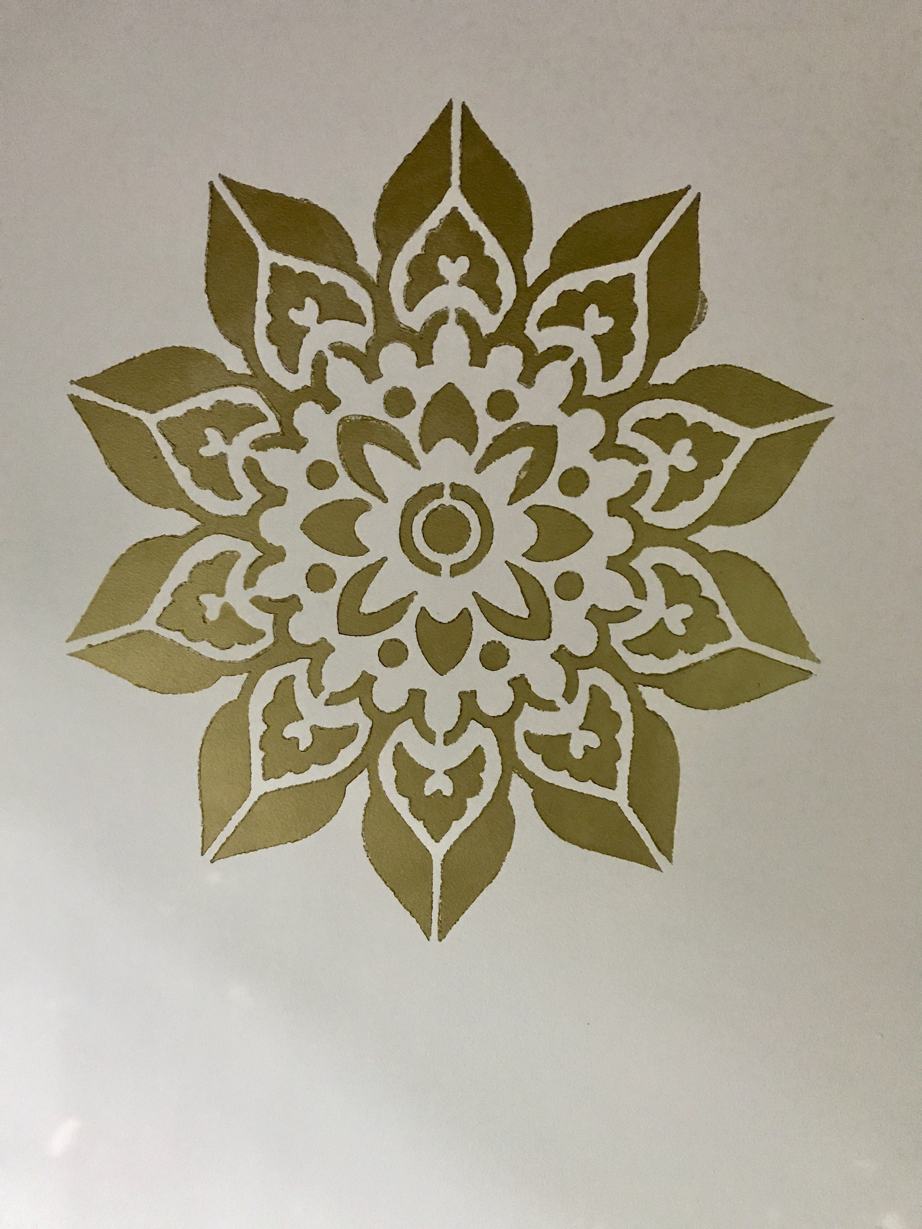 Doily Mandala Wall Stencil - Elegant Mandala Design | Mandala Stencil