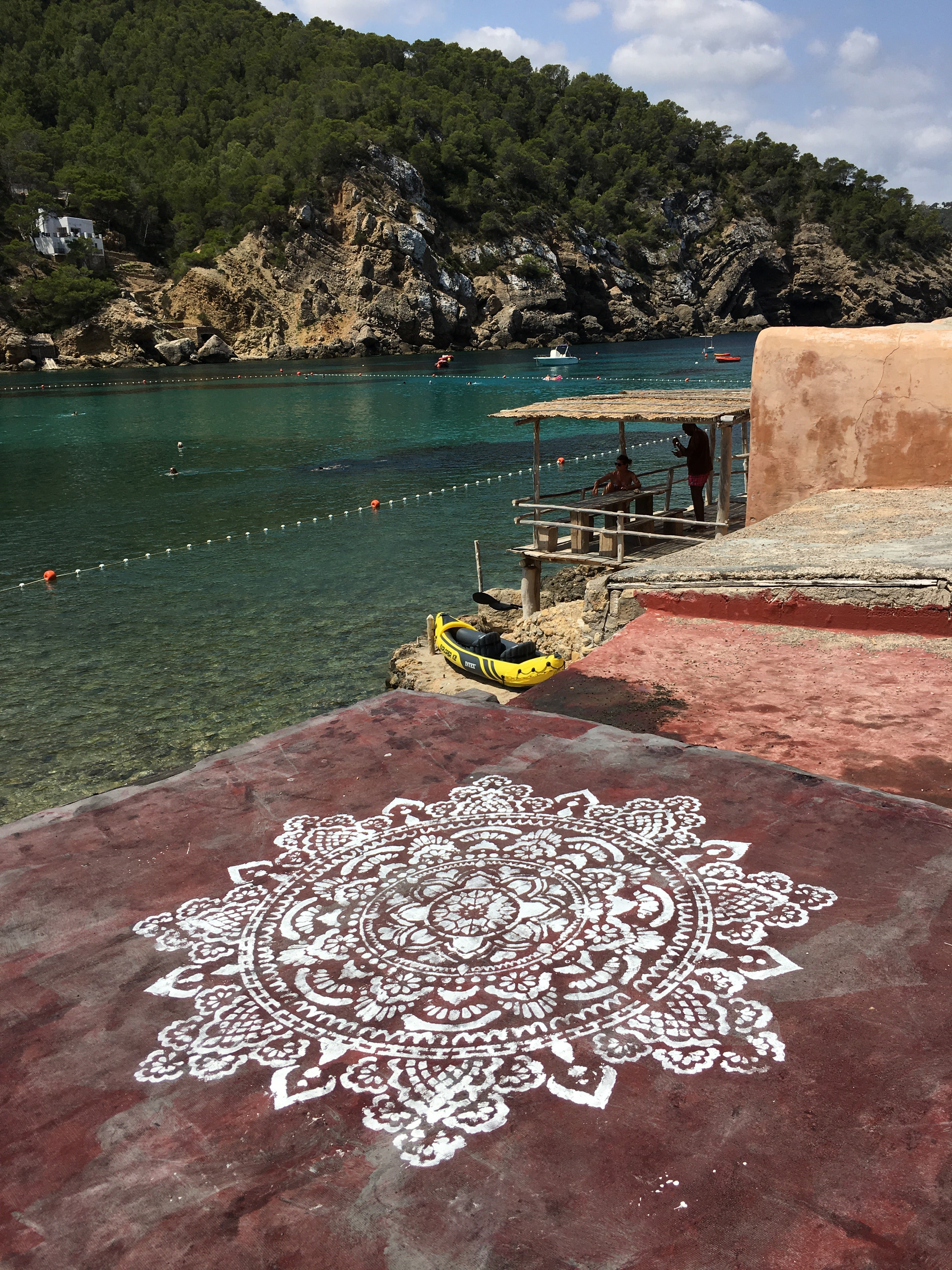 Holy Mandala - XL Mandala Stencil - 184 cm