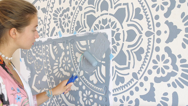 Holy Mandala - XL Mandala Stencil - 184 cm