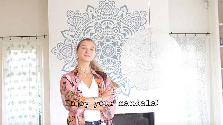 Holy Mandala - XL Mandala Stencil - 184 cm