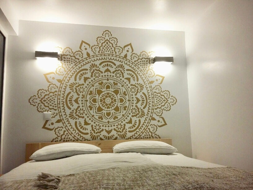 Holy Mandala - XL Mandala Stencil - 184 cm