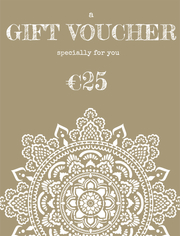 Gift Voucher for €25 - Perfect for Mandala Stencils