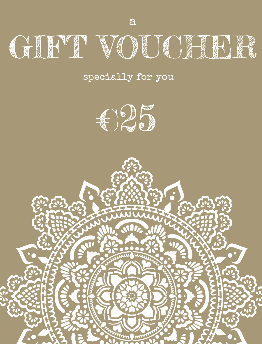 Gift Voucher for €25 - Perfect for Mandala Stencils