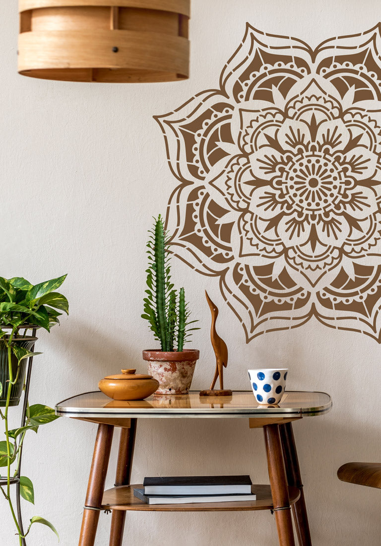 Holy Moly Mandala Stencil (130 x 130 cm) - Lasered in Amsterdam | Mandala Stencils