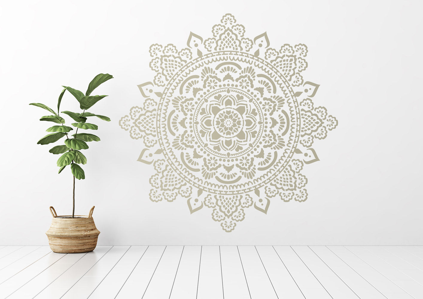 Holy Mandala - XL Mandala Stencil - 184 cm