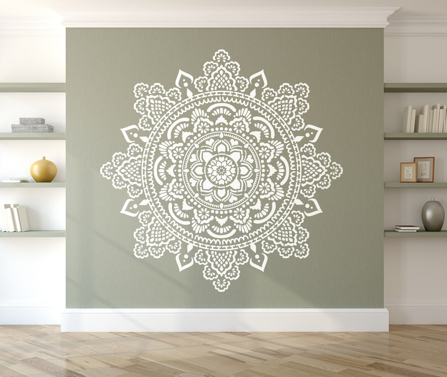 Holy Mandala - XL Mandala Stencil - 184 cm