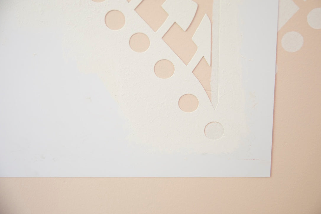 Mystery Wall Tattoo - XL Mandala Stencil - 116 cm